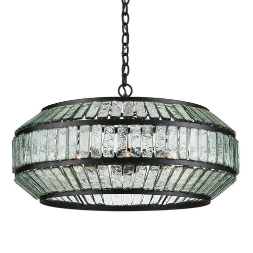 Currey And Company Centurion Recycled Glass Chandelier
