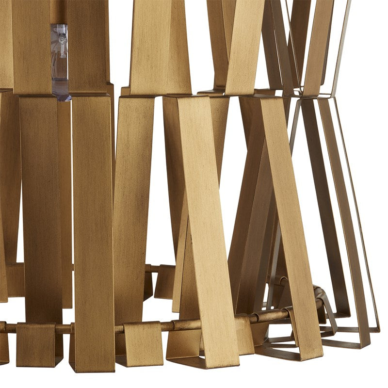 Currey And Company Chaconne Brass Chandelier