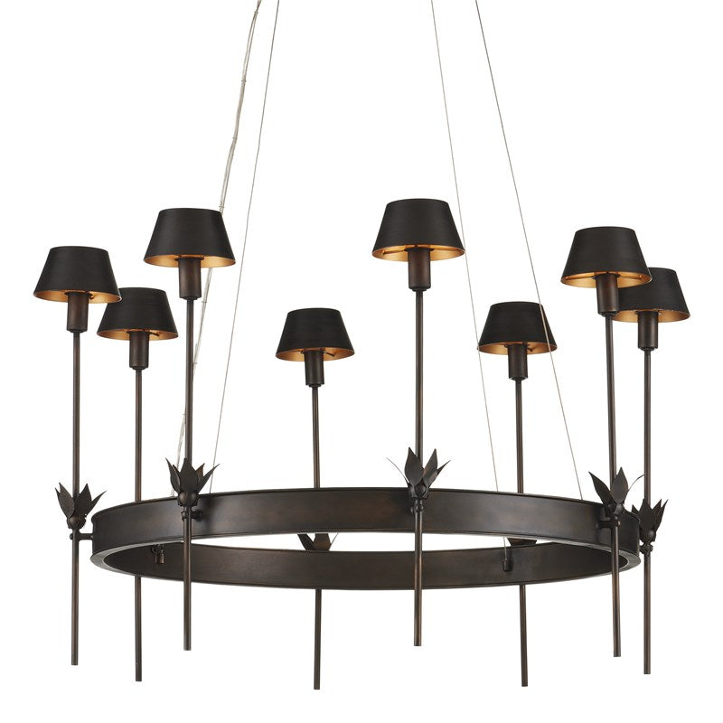 Currey And Company Coterie Bronze Chandelier