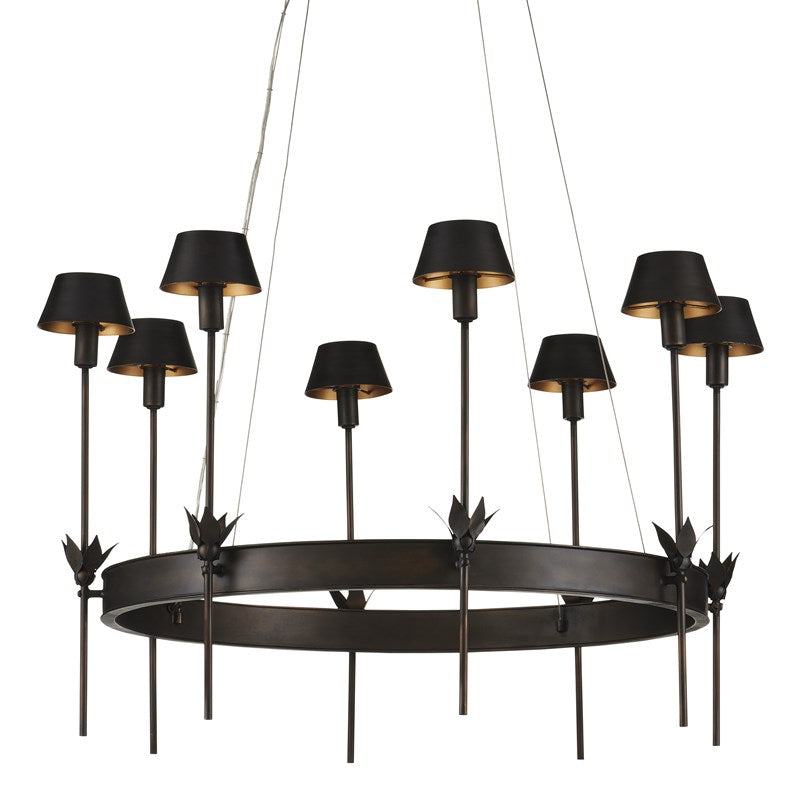 Currey And Company Coterie Bronze Chandelier