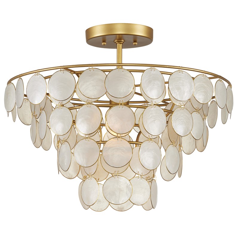Currey And Company Bon Vivant Small Semi Flush Mount