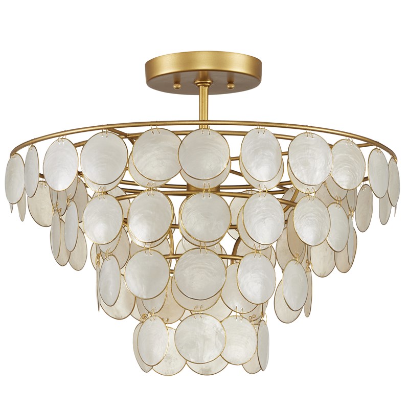 Currey And Company Bon Vivant Small Semi Flush Mount