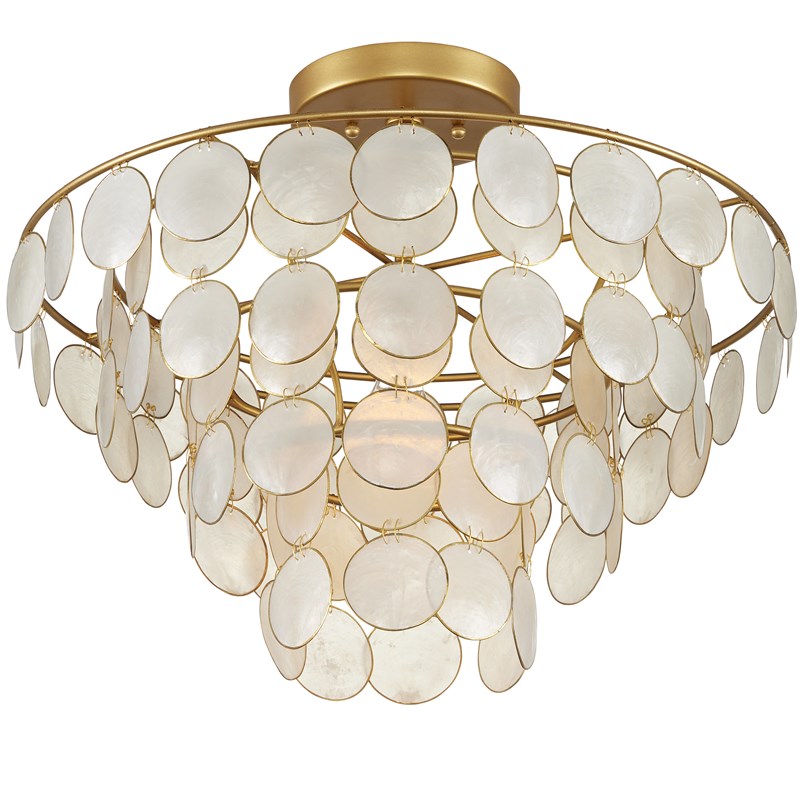 Currey And Company Bon Vivant Small Semi Flush Mount