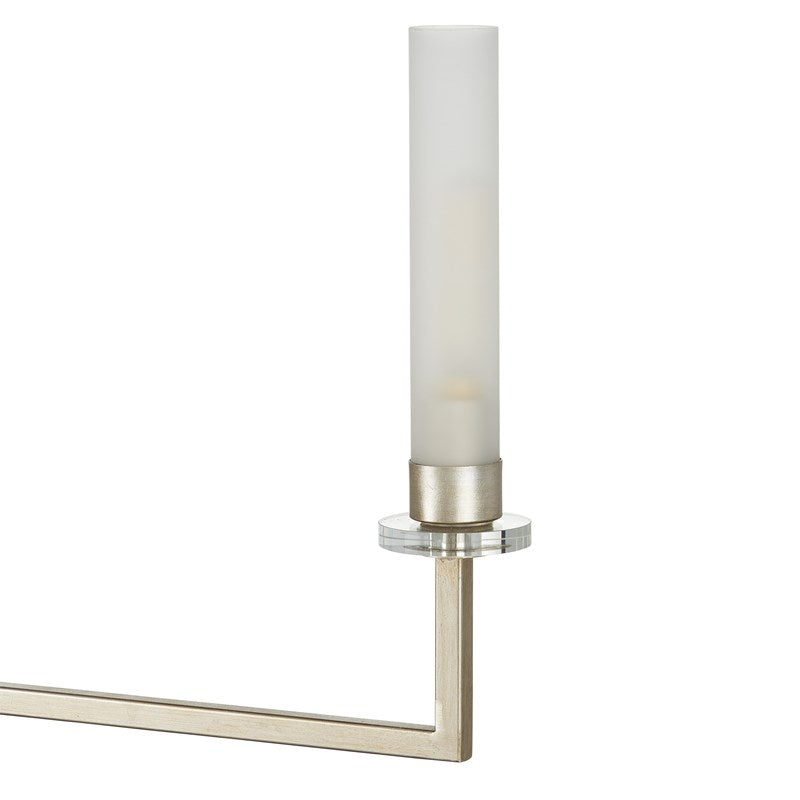 Currey And Company Courante Silver Chandelier