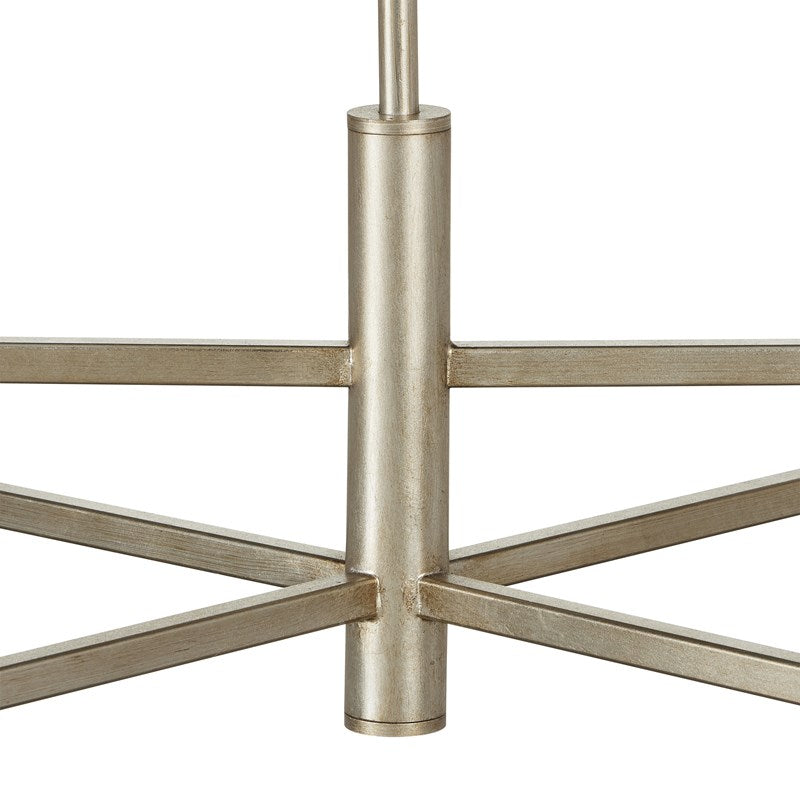 Currey And Company Courante Silver Chandelier