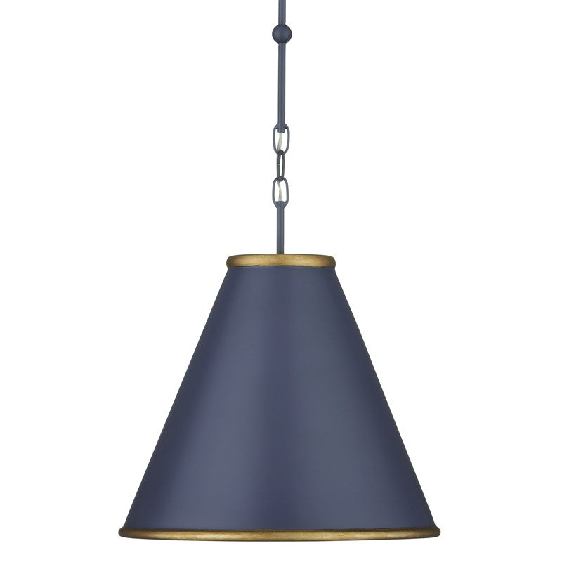 Currey And Company Pierrepont Small Blue Pendant