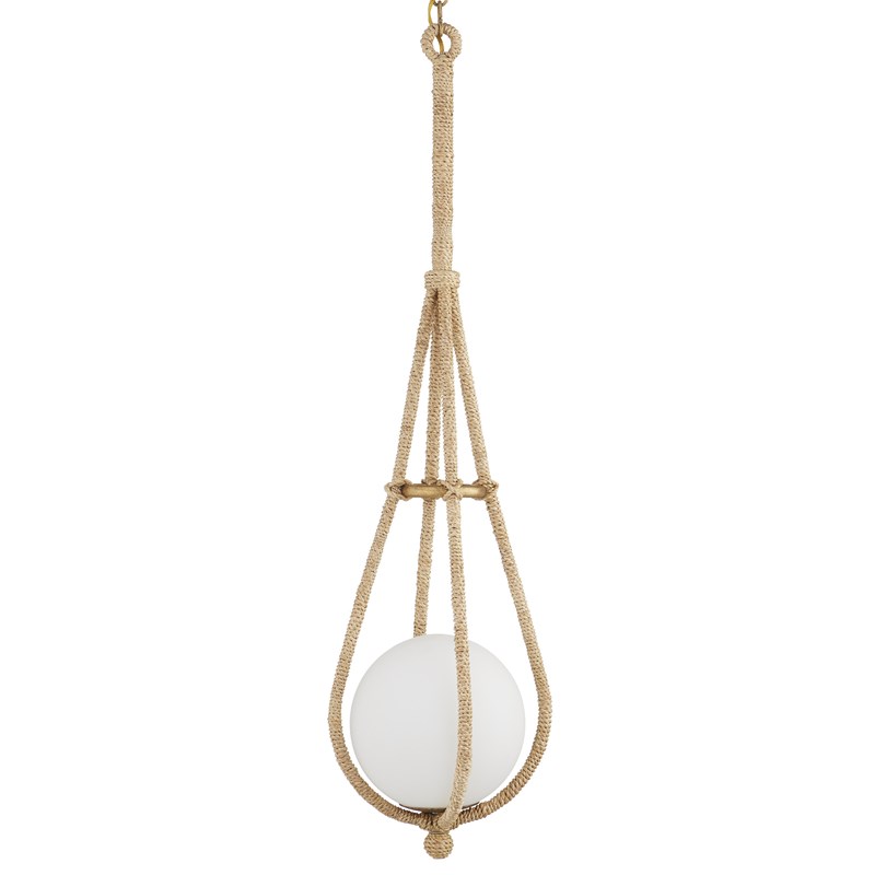 Currey And Company Passageway Rope Pendant