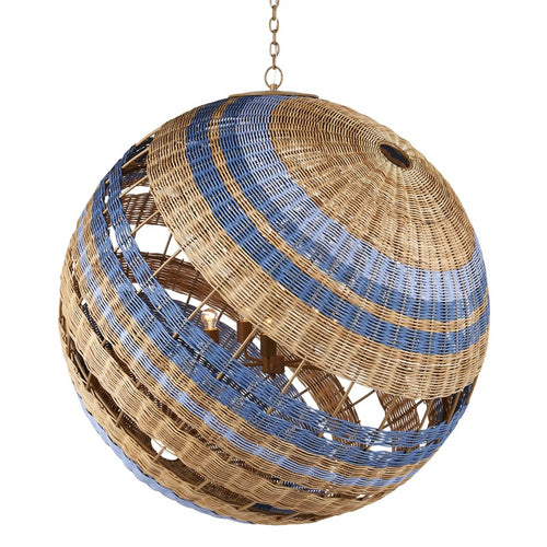 Currey And Company Senjyo Tilted Orb Chandelier