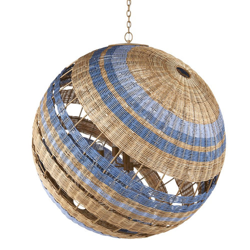 Currey And Company Senjyo Tilted Orb Chandelier
