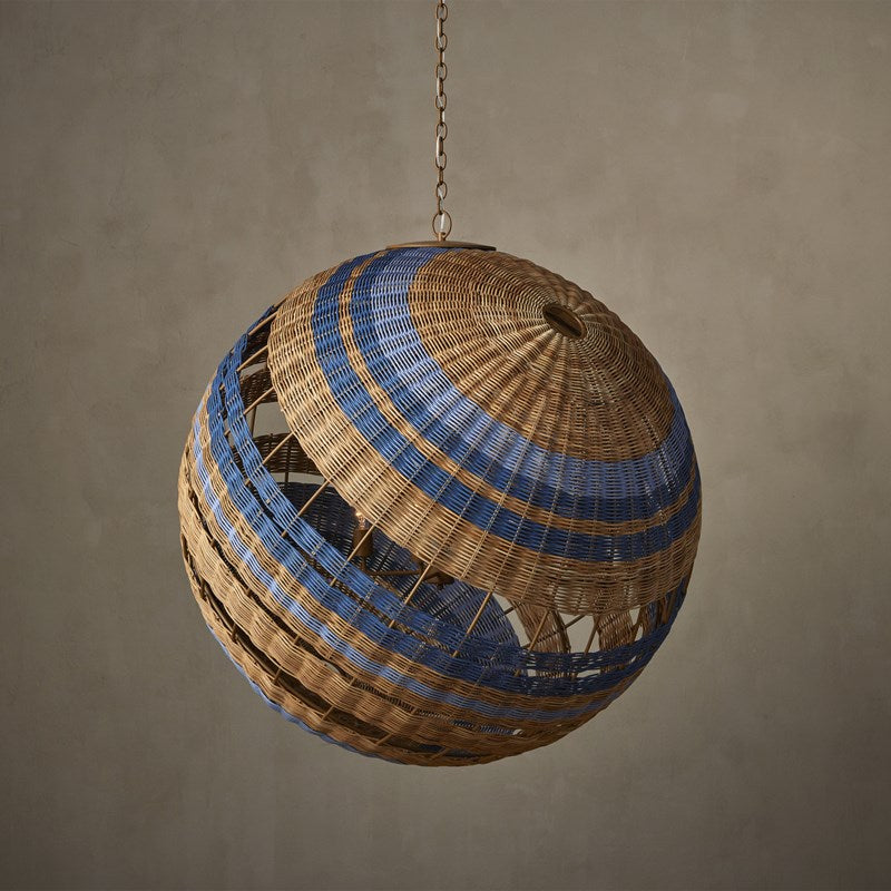 Currey And Company Senjyo Tilted Orb Chandelier