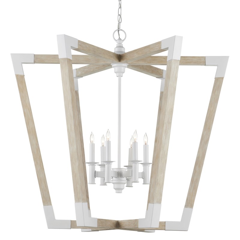 Currey And Company Bastian Large Sandstone Lantern