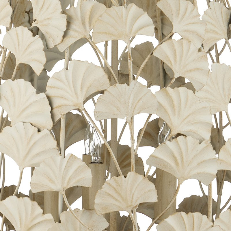 Currey And Company Maidenhair Cream Chandelier