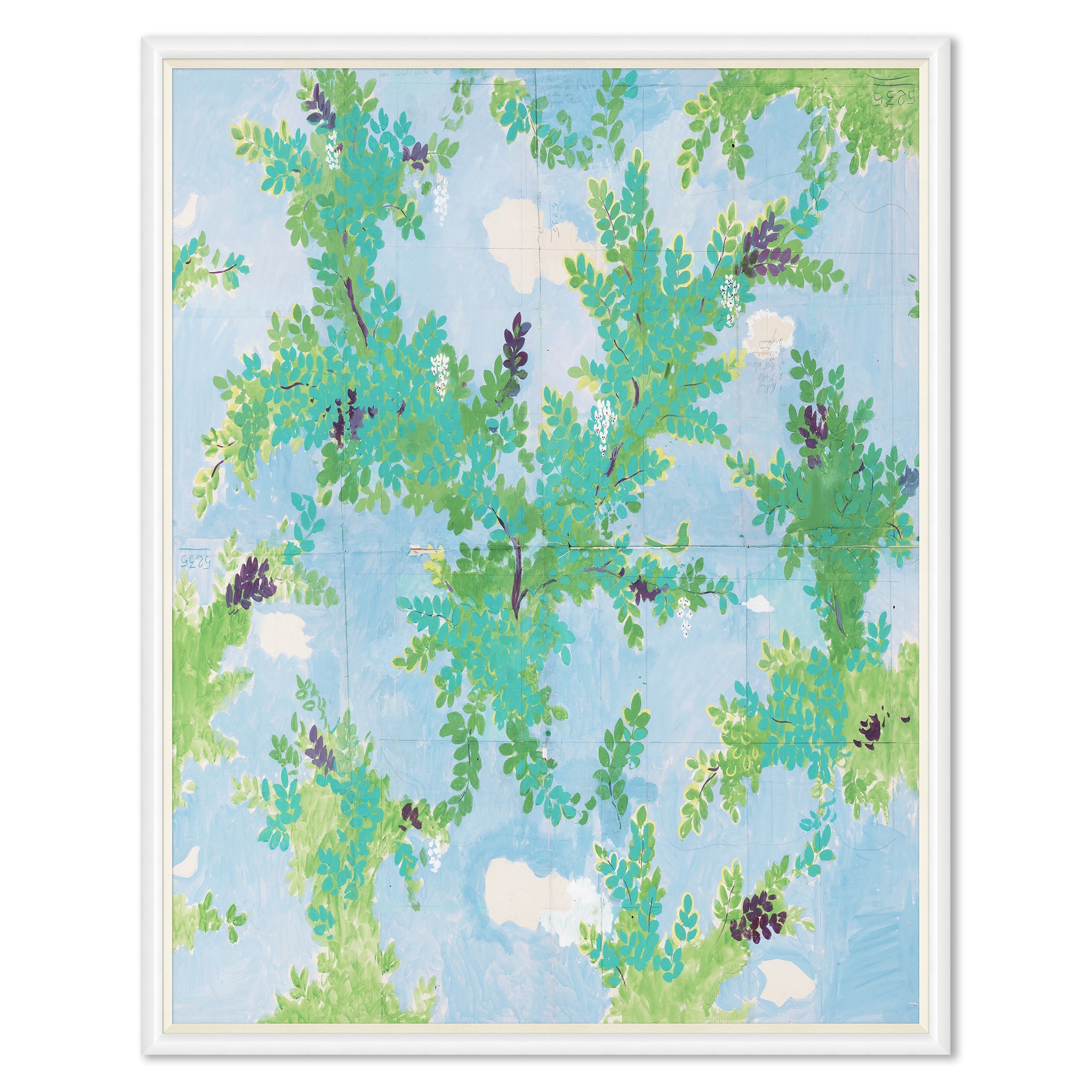 Paule Marrot Arbres Et Nuages Artwork