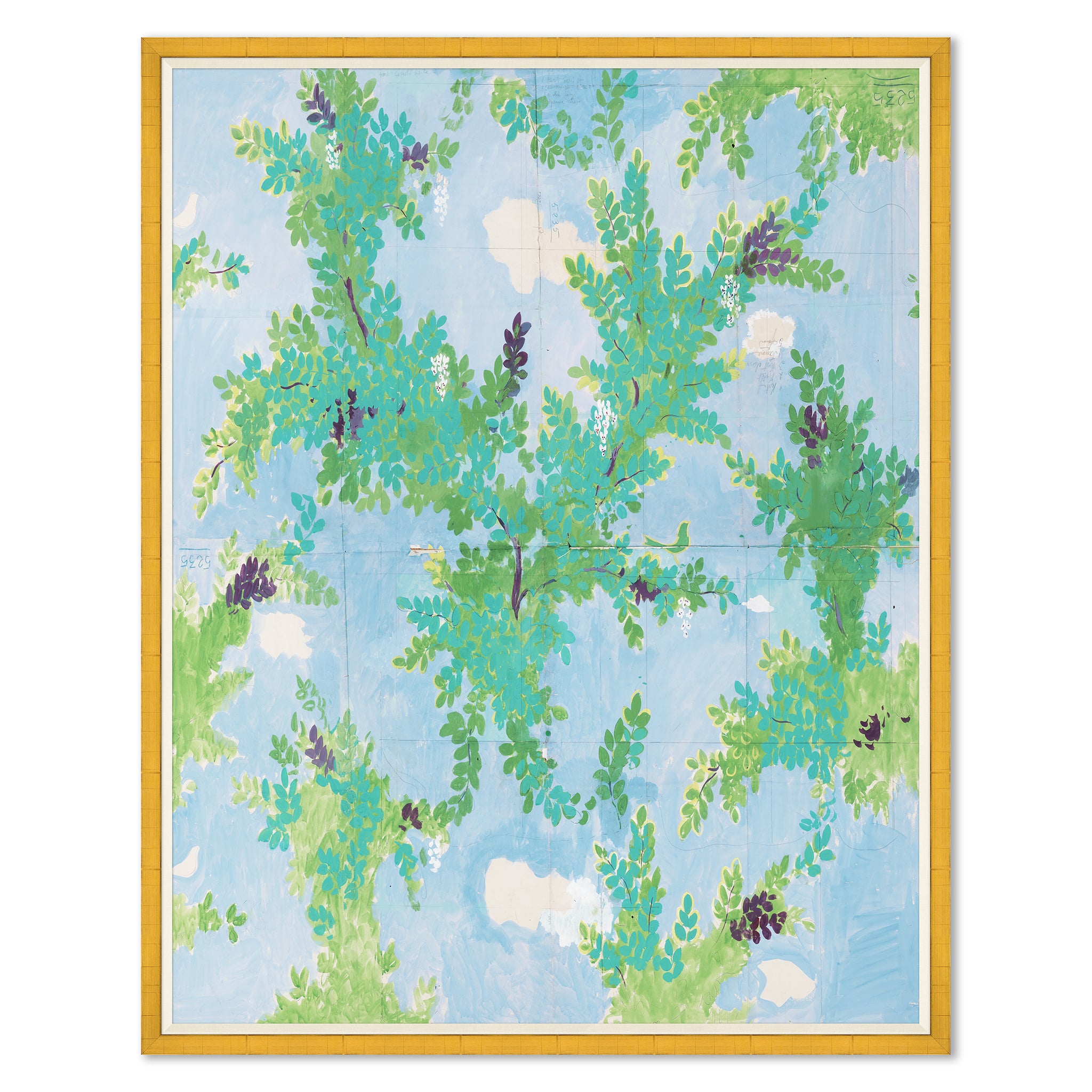 Paule Marrot Arbres Et Nuages Artwork