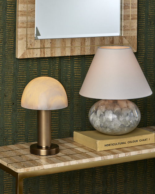 Currey & Company Odette White Table Lamp