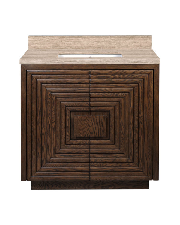 Currey and Company Morombe 36" Cocoa Vanity