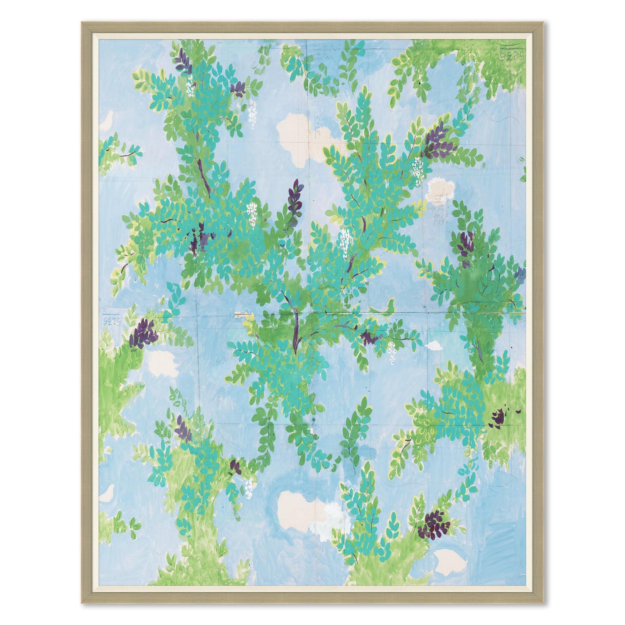 Paule Marrot Arbres Et Nuages Artwork