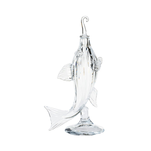 Chelsea House Hand Blown Fish Decanter