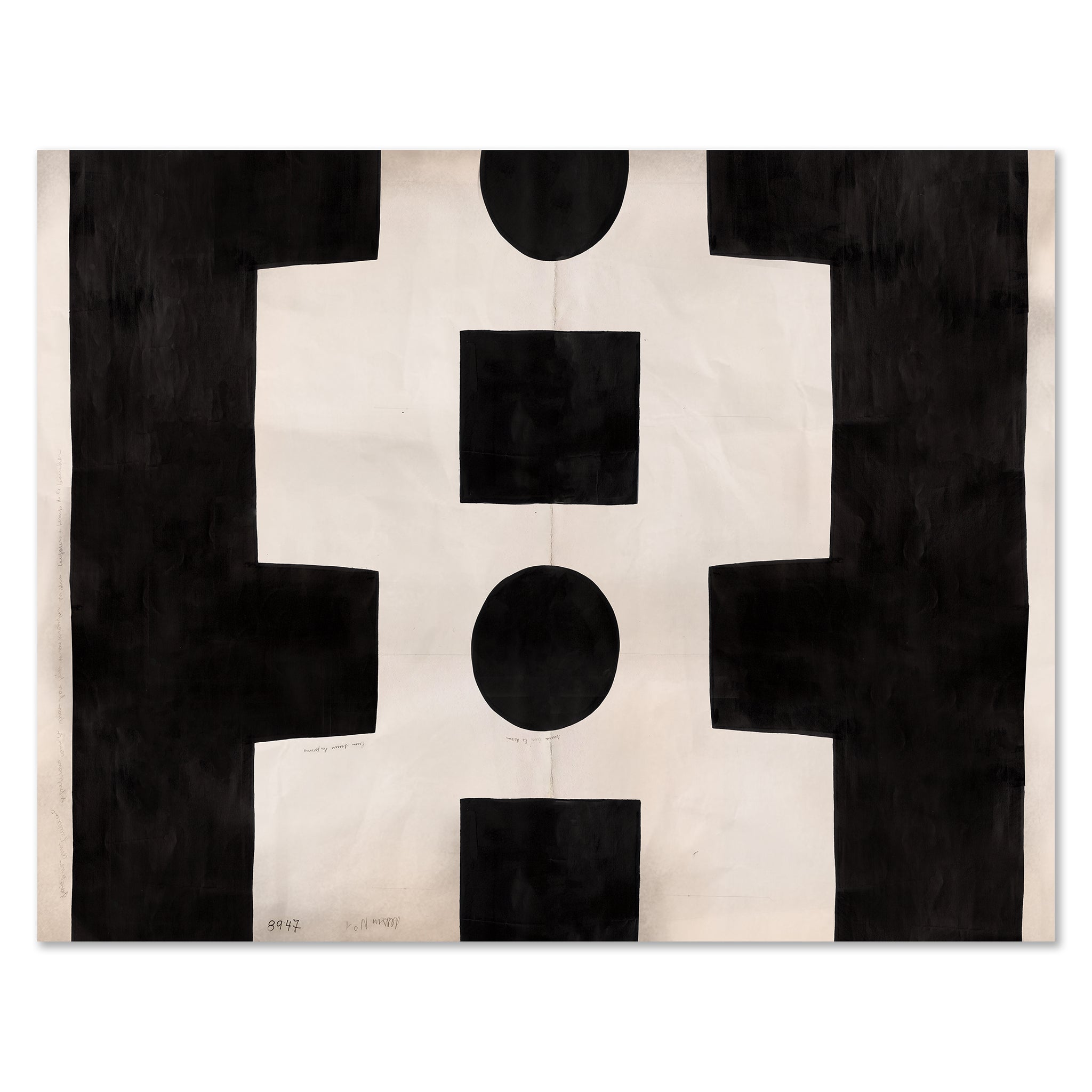 Paule Marrot Black and White Abstract Art