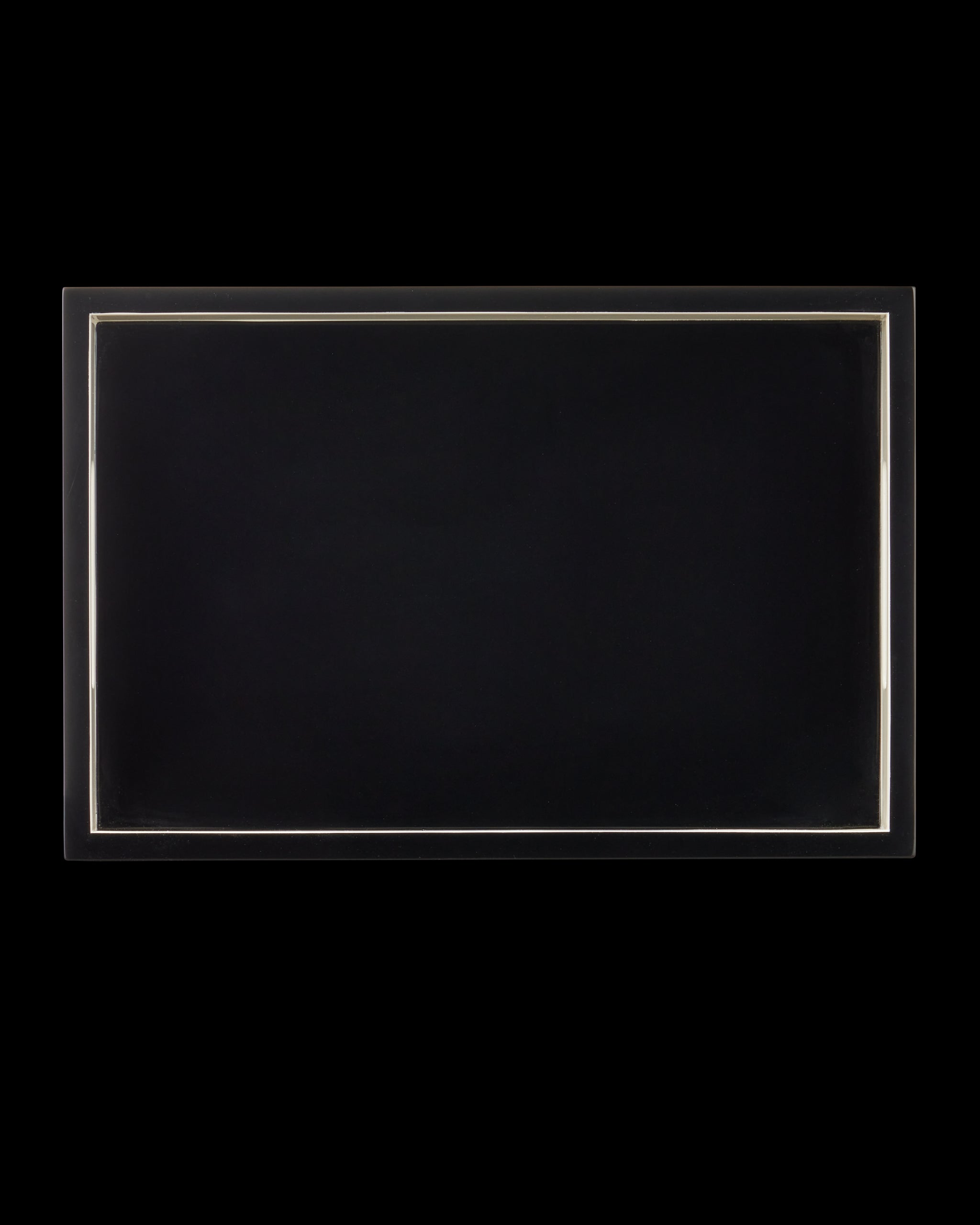 Currey & Company Ivory Lacquer Tray Set Of 2