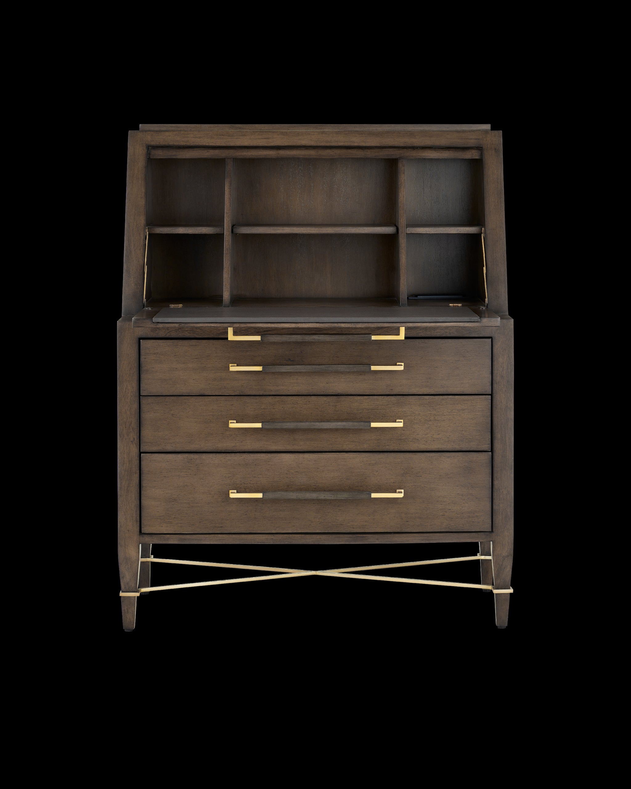 Currey & Company Verona Chanterelle Secretary Desk