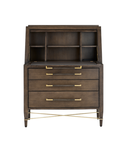 Currey & Company Verona Chanterelle Secretary Desk