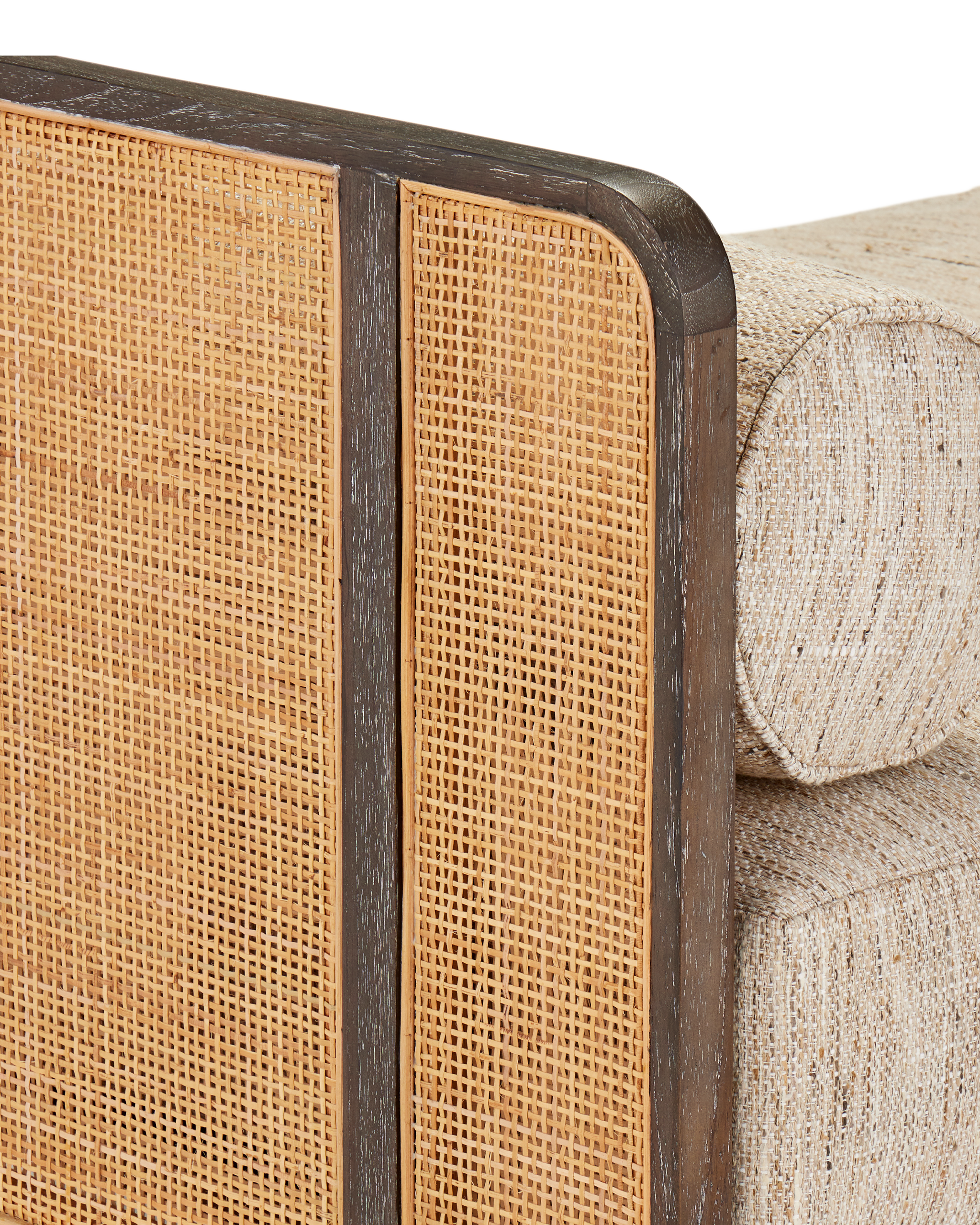 Currey & Company Celebes Settee, Calcutta Linen