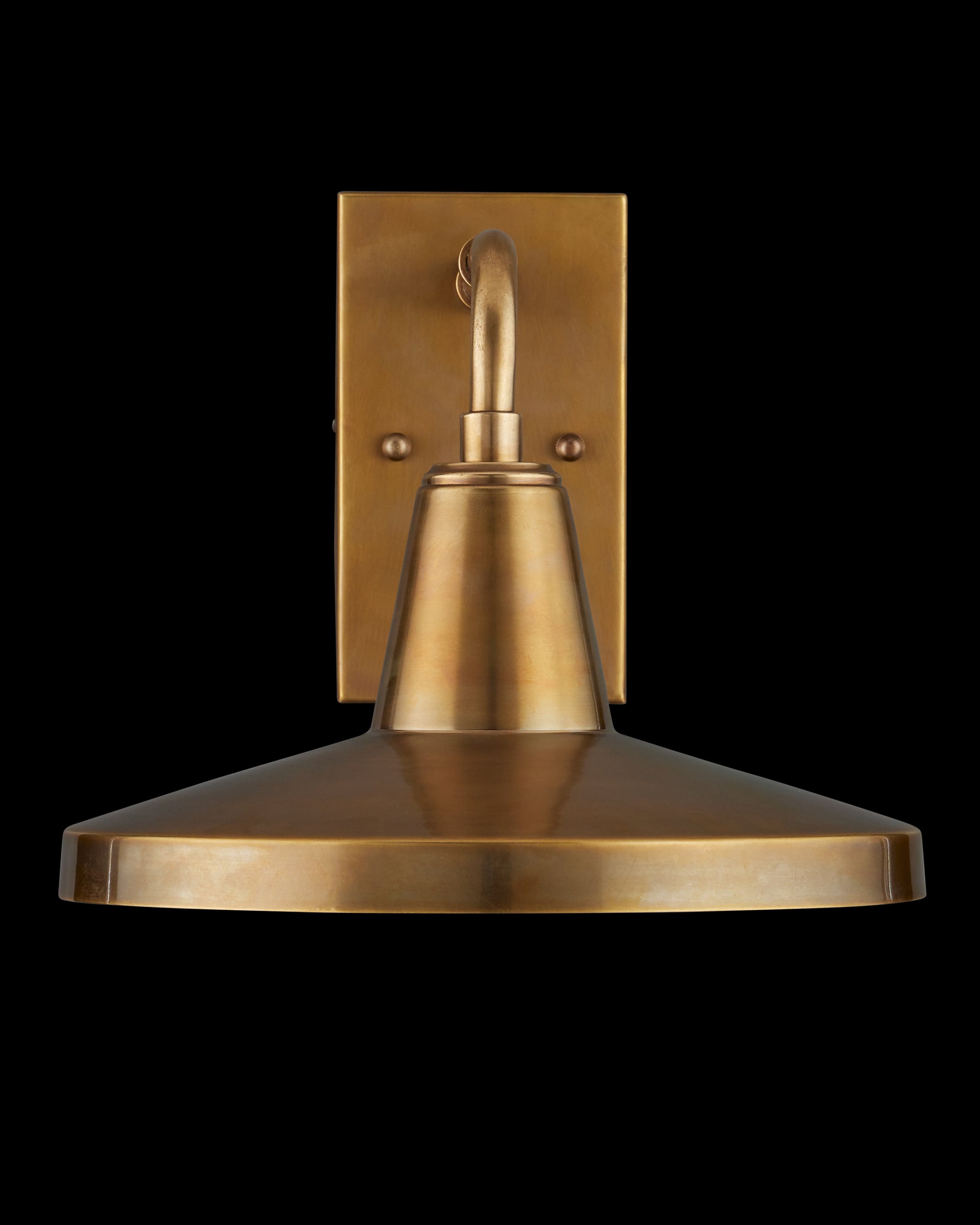 Currey & Company Mariner Brass Outdoor Wall Sconce
