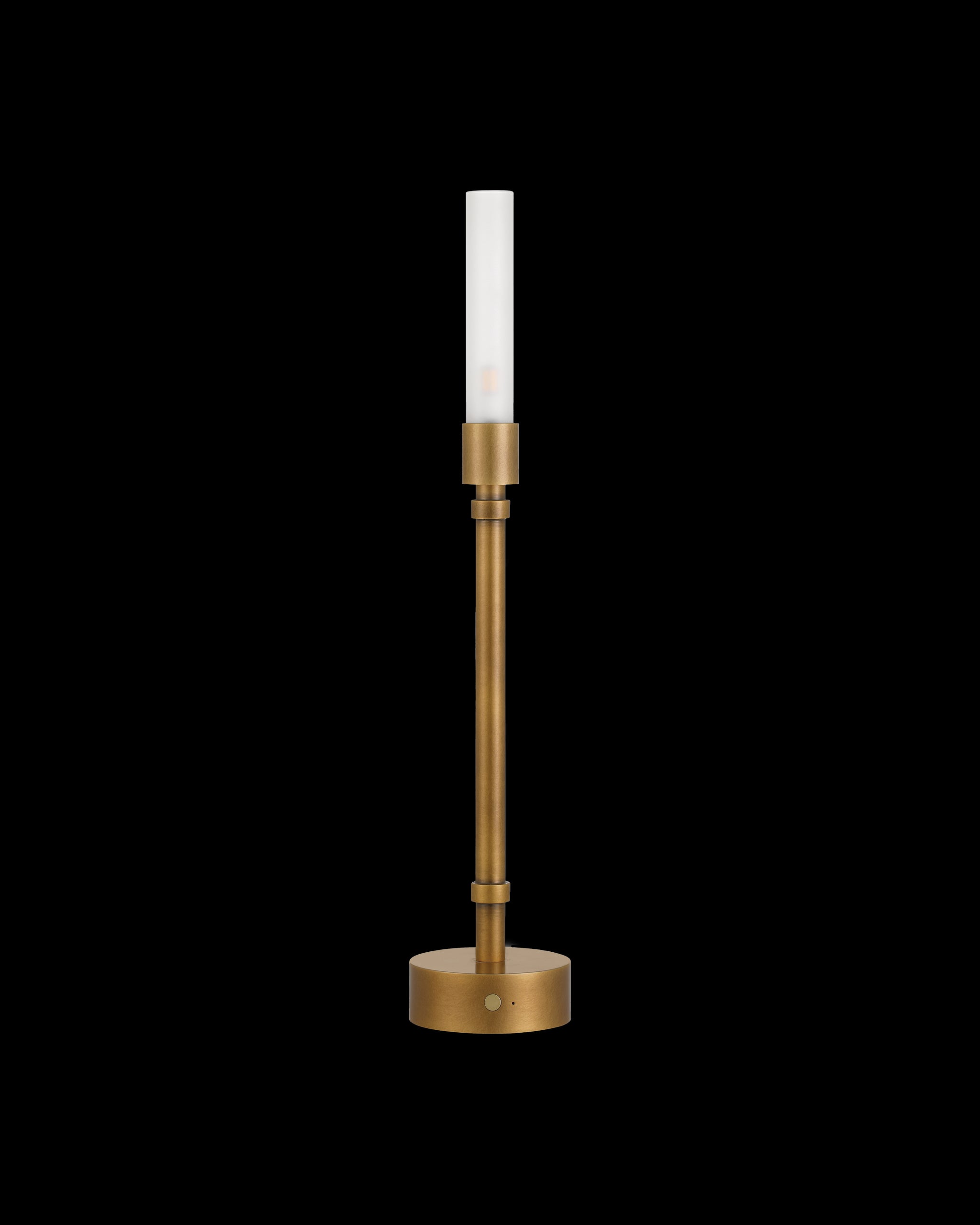 Currey & Company Paseo Brass Cordless Table Lamp