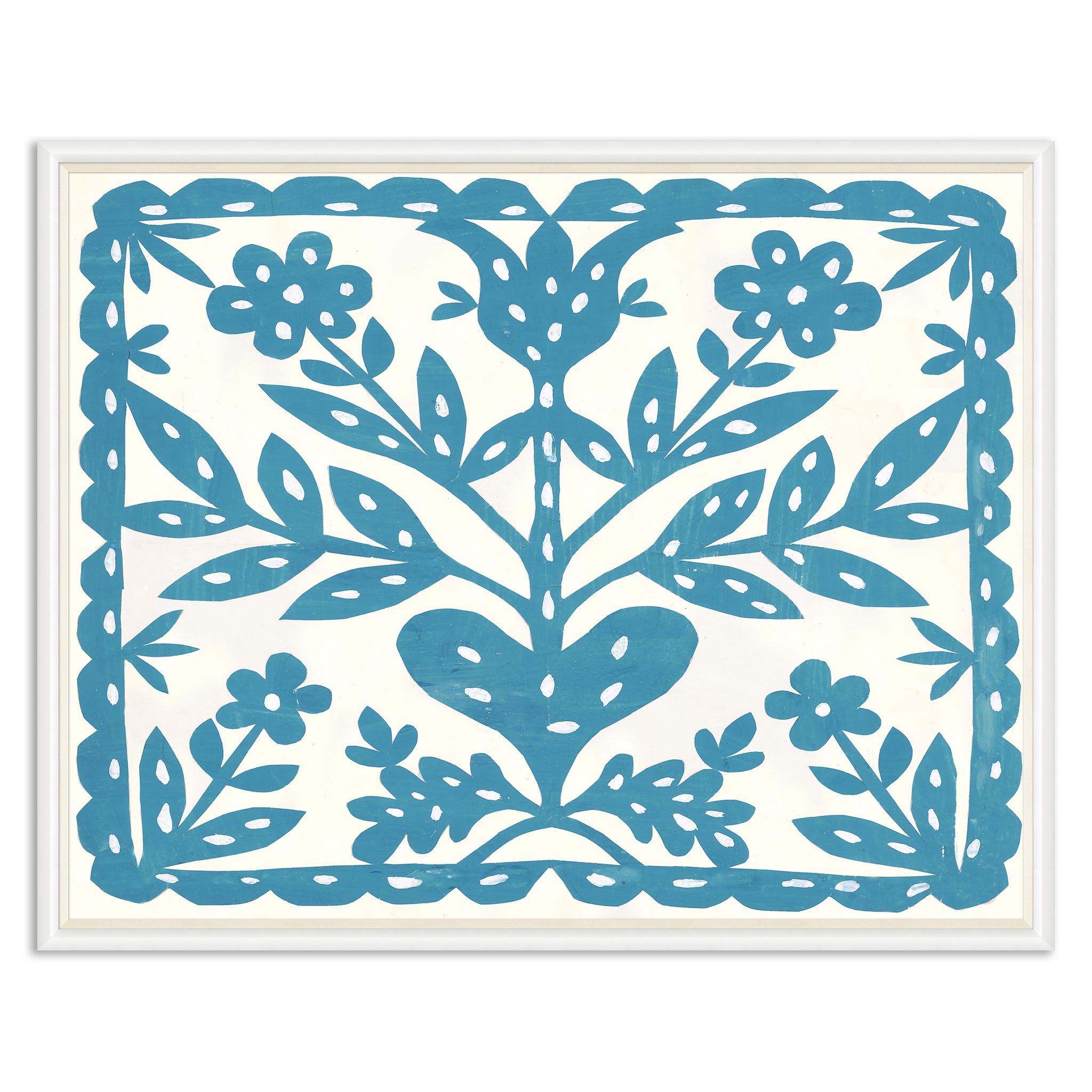 Paule Marrot Blue Flower Art