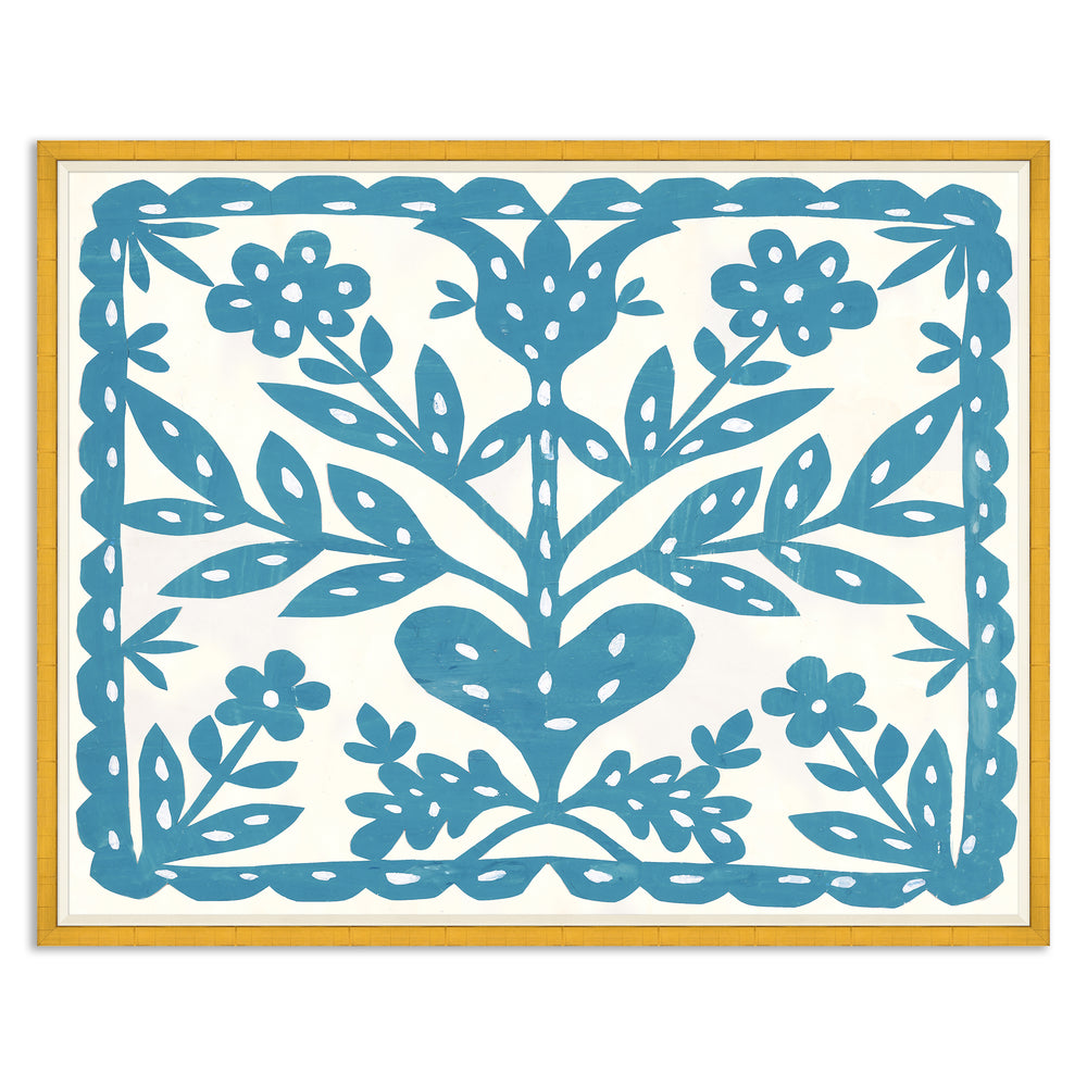 Paule Marrot Blue Flower Art