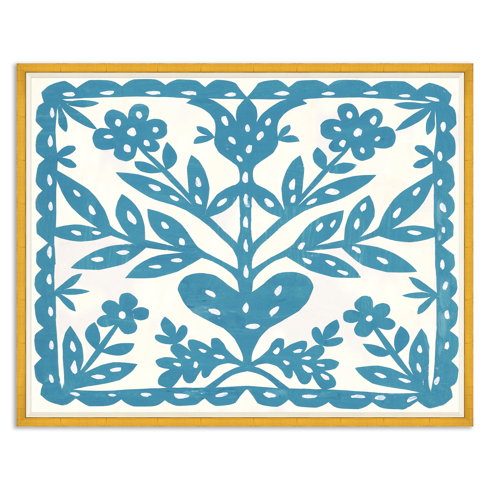 Paule Marrot Blue Flower Art