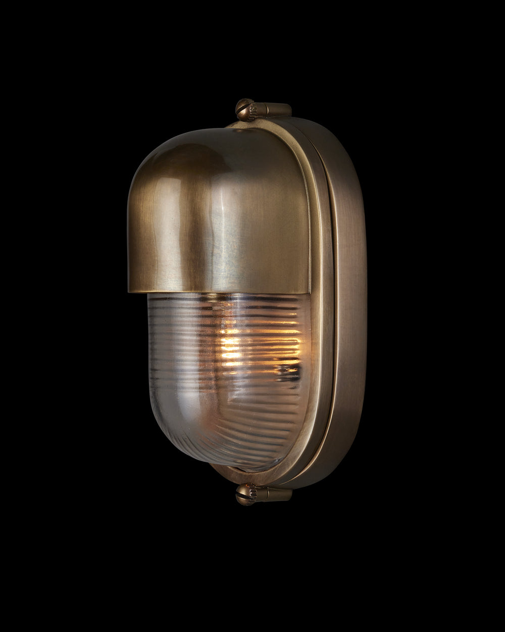 Currey & Company Maritime Brass Outdoor Wall Sconce
