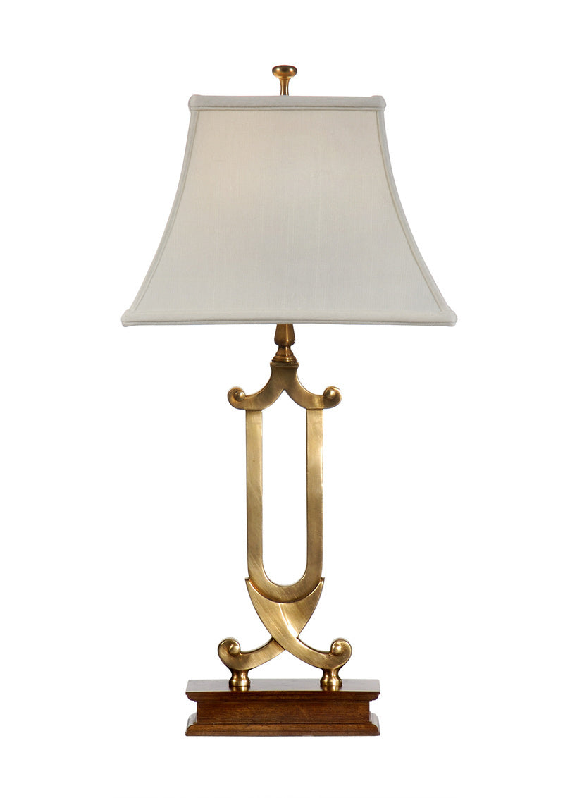 Wildwood Crossed Scrolls Lamp