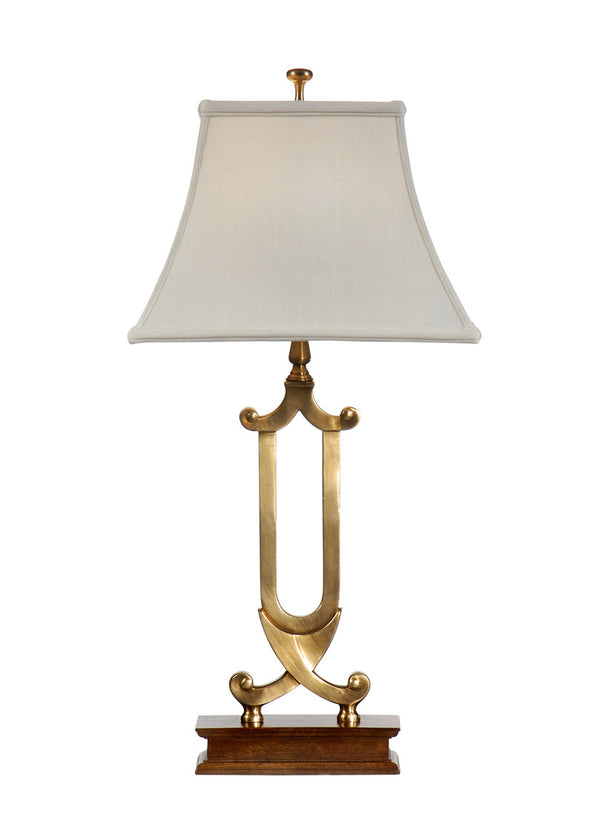 Wildwood Crossed Scrolls Lamp