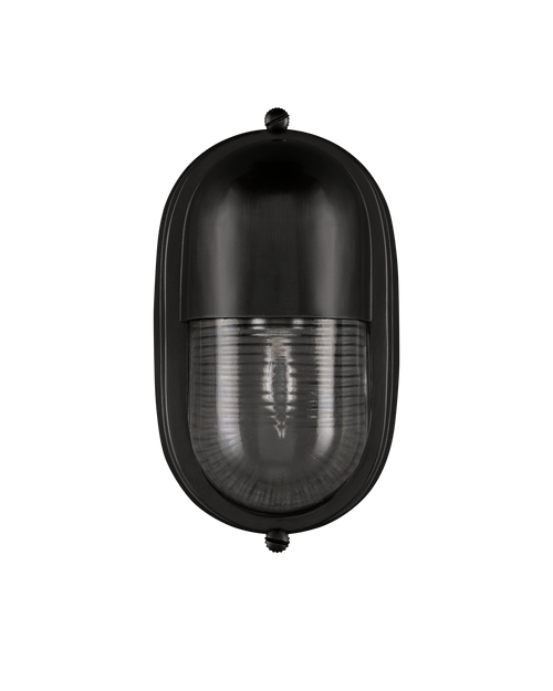 Currey & Company Maritime Black Outdoor Wall Sconce