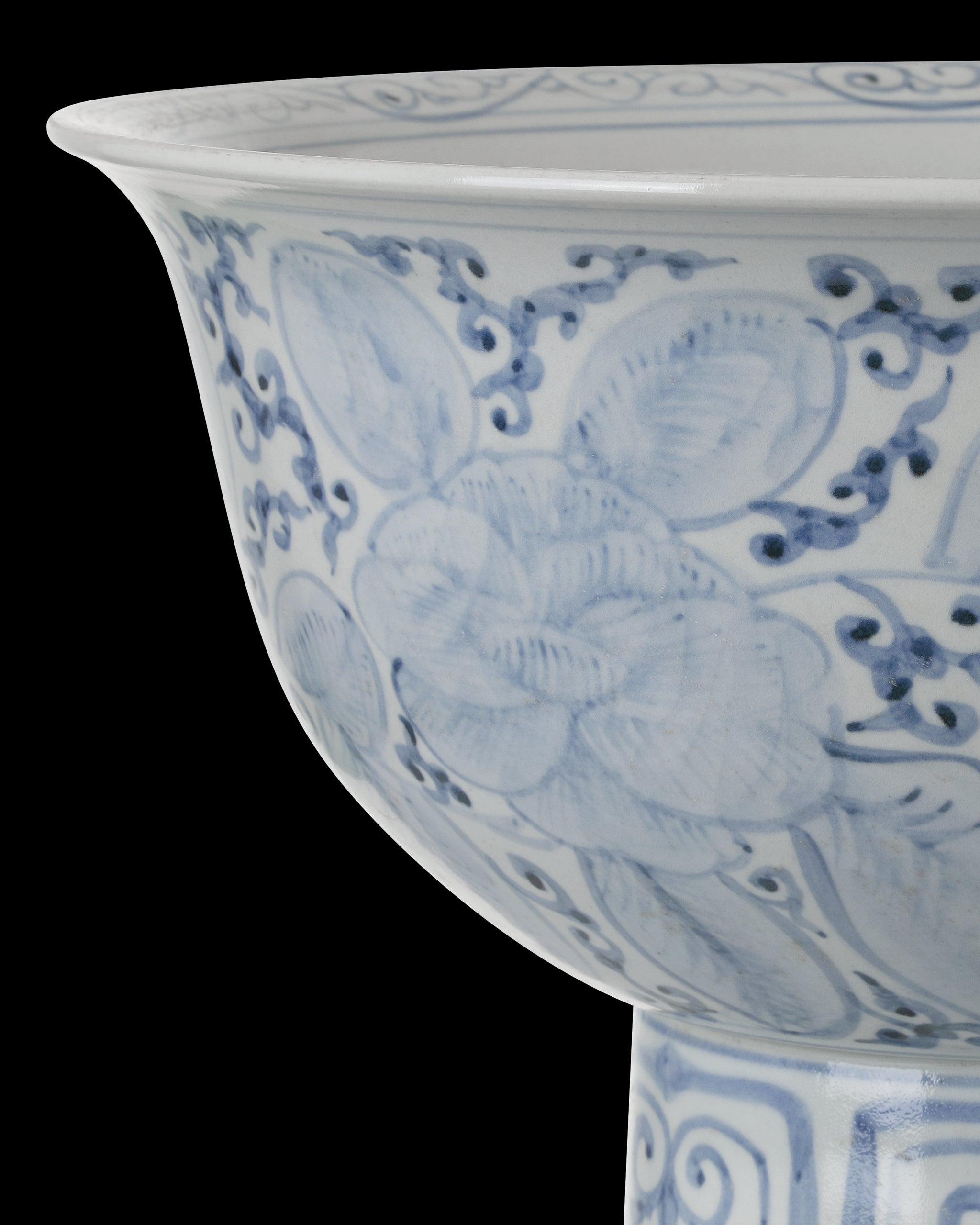Currey & Company Ming Offering Pedestal Bowl