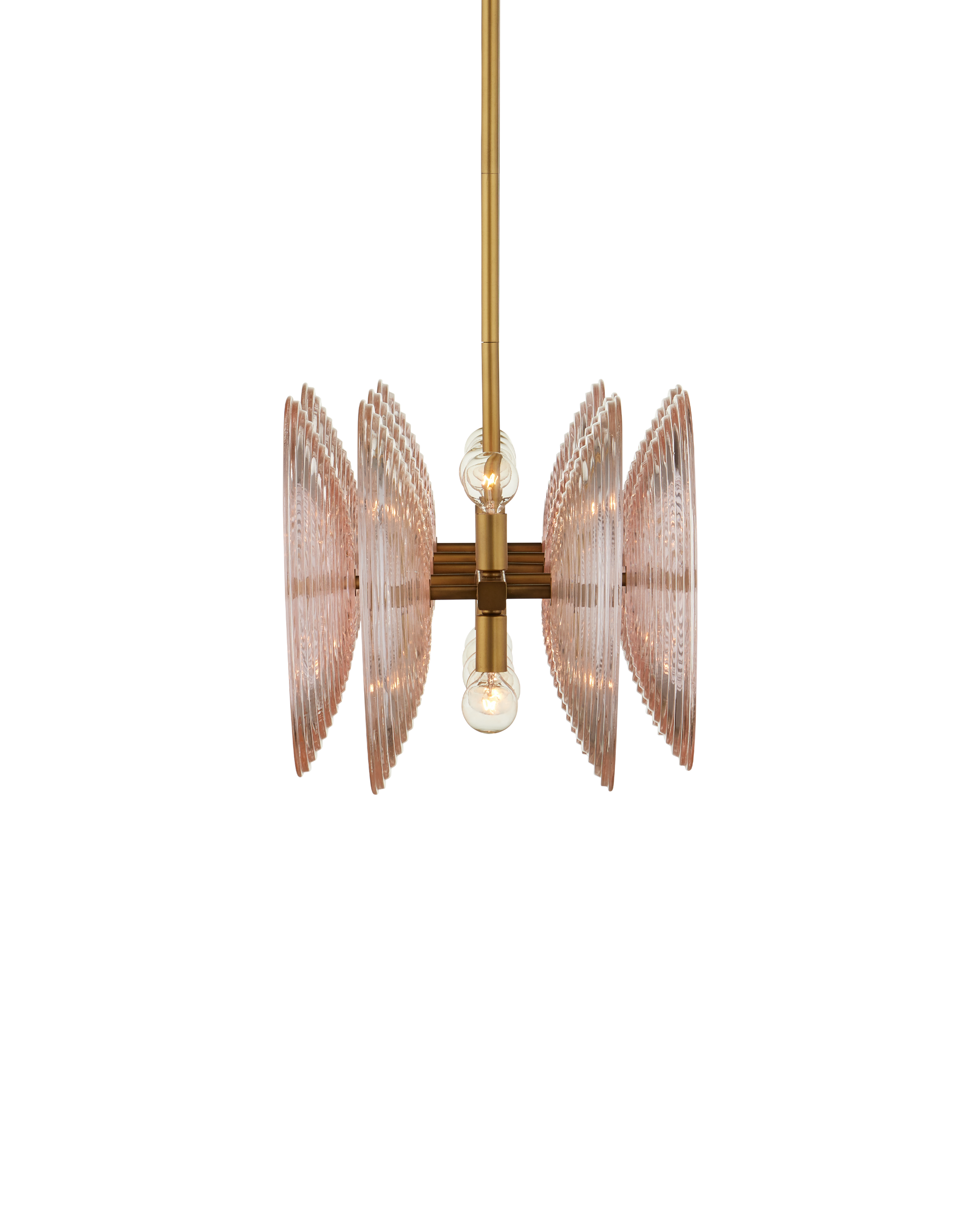 Currey & Company Whirlwind Rectangular Chandelier
