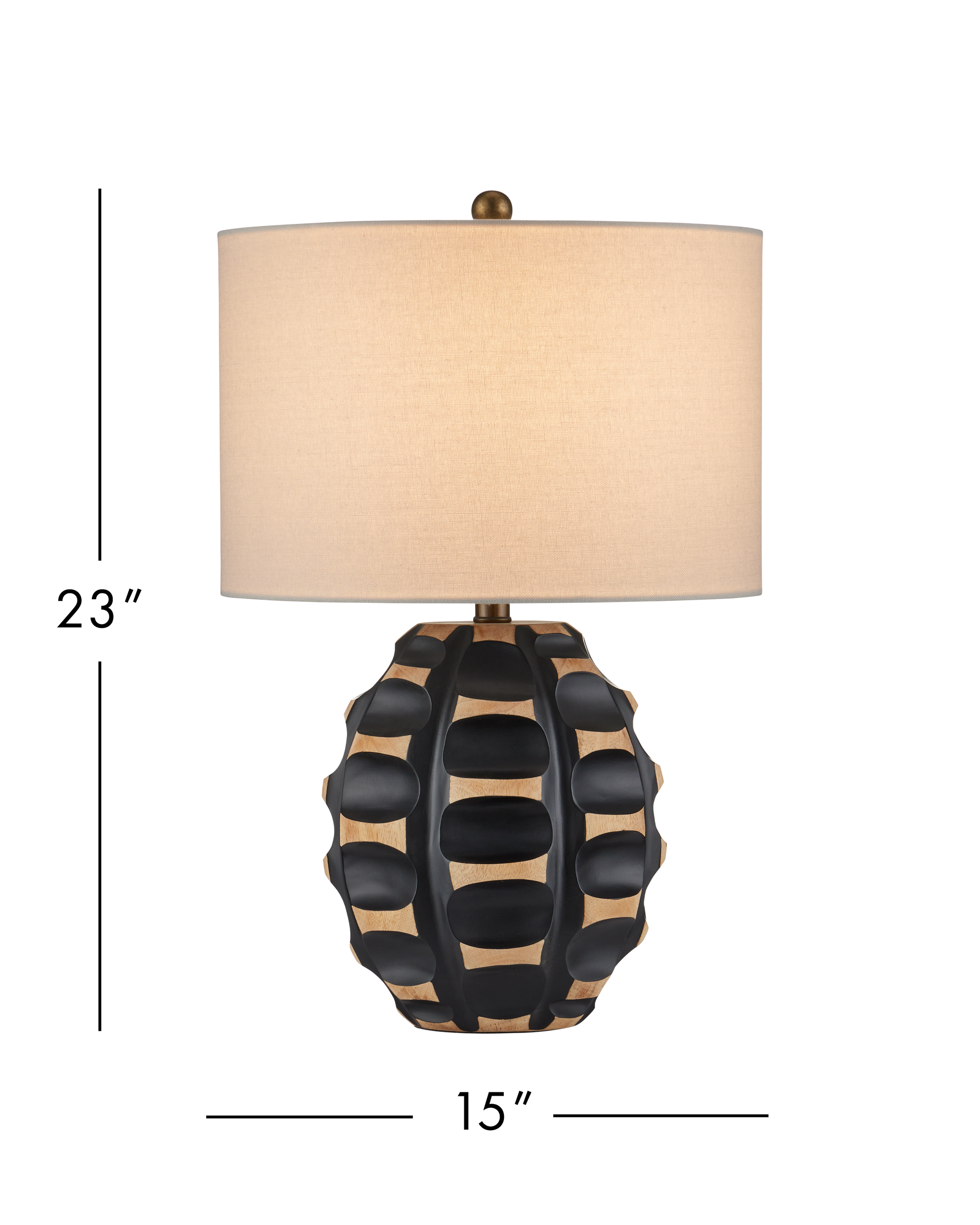 Currey & Company Betel Nut Table Lamp