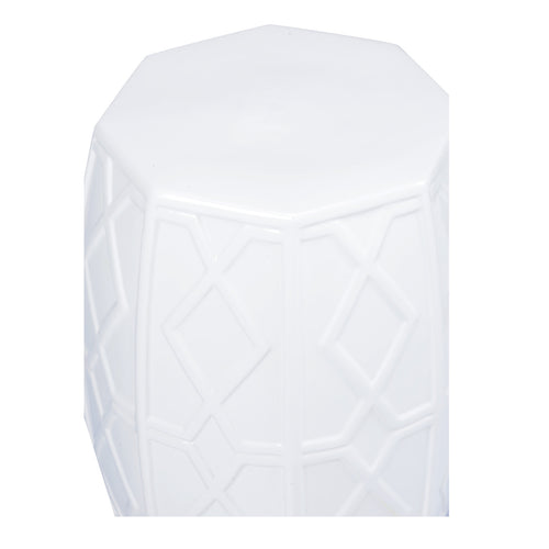 Chelsea House Andreu Garden Stool White