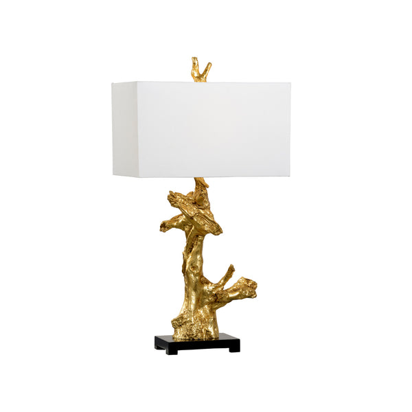 Chelsea House Claire Bell Branch Lamp Gold