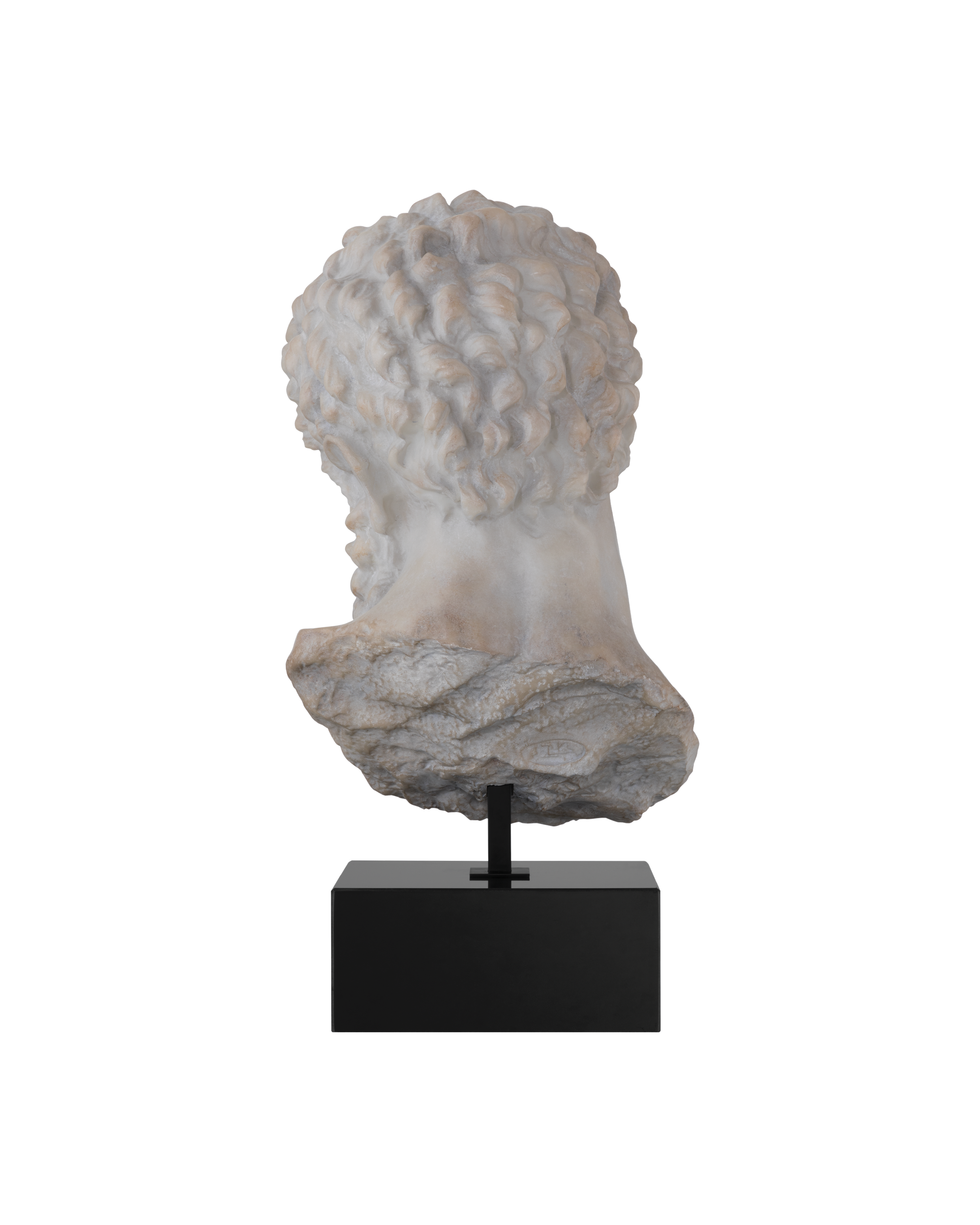 Currey & Company Hercules Head On Metal Stand