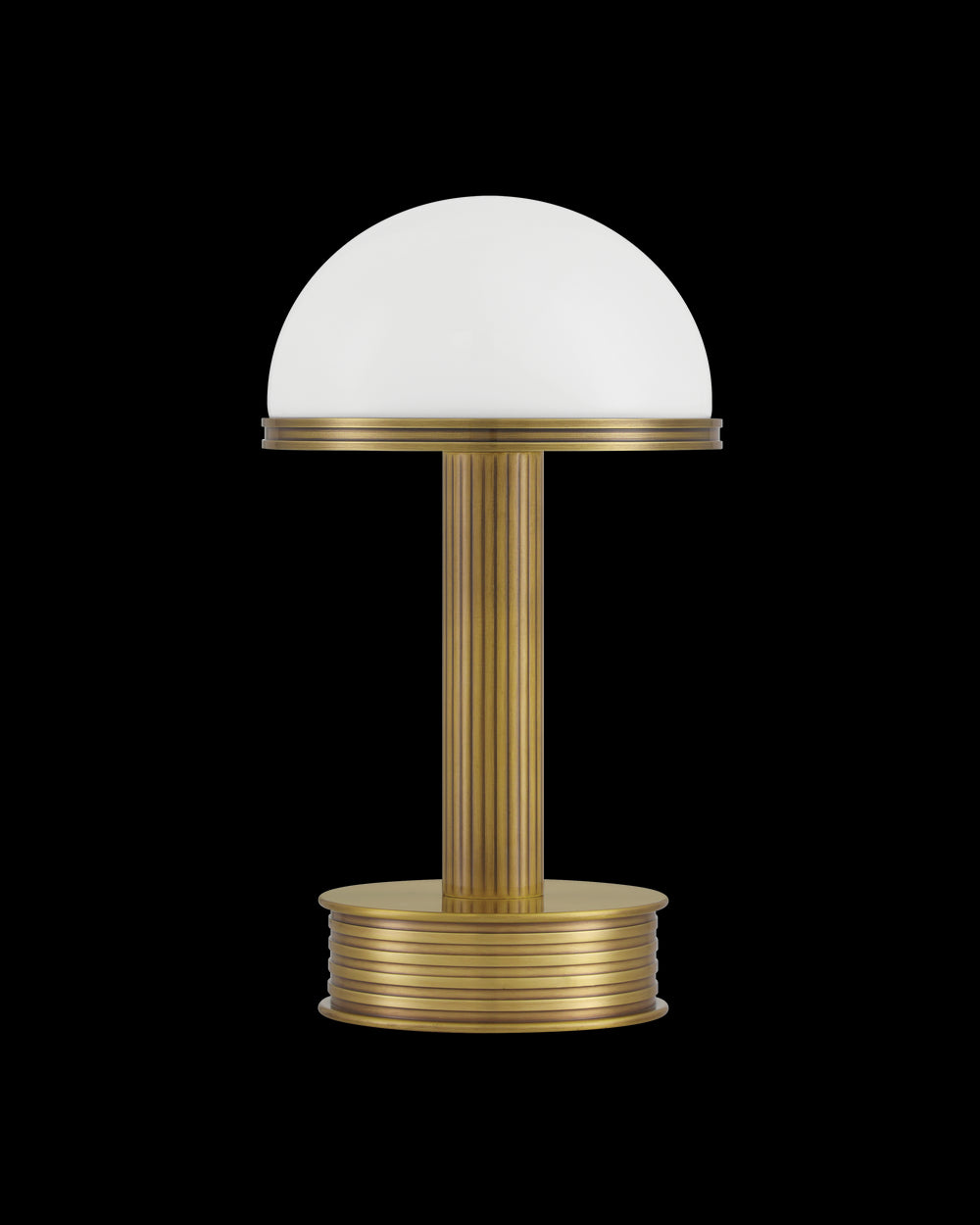 Currey & Company Promenade Brass Cordless Table Lamp