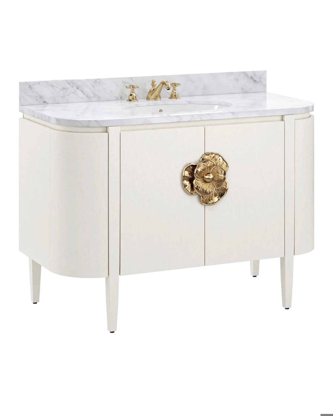 Currey and Company Briallen 48" Bathroom Vanity