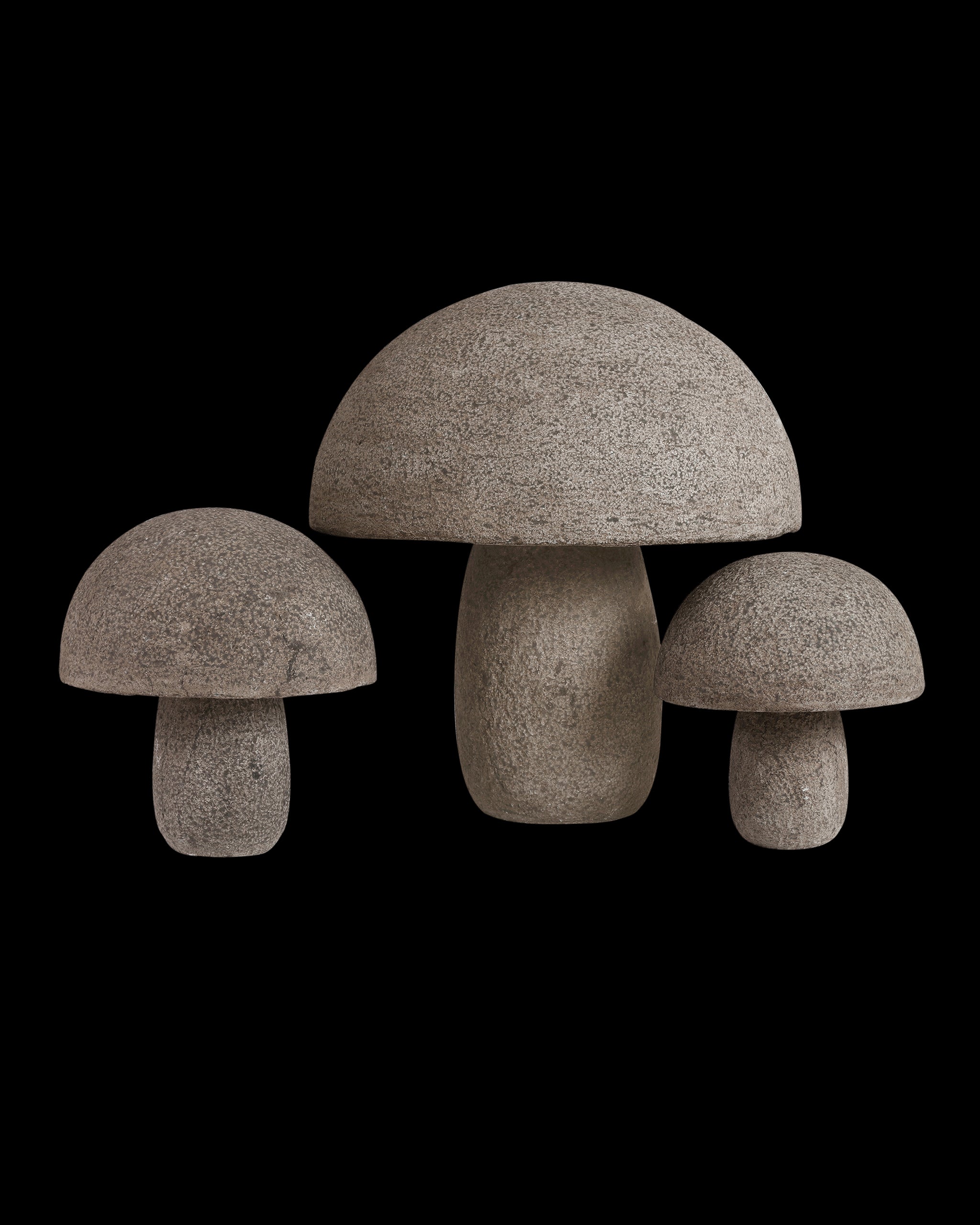 Currey & Company Large Granite Mushroom