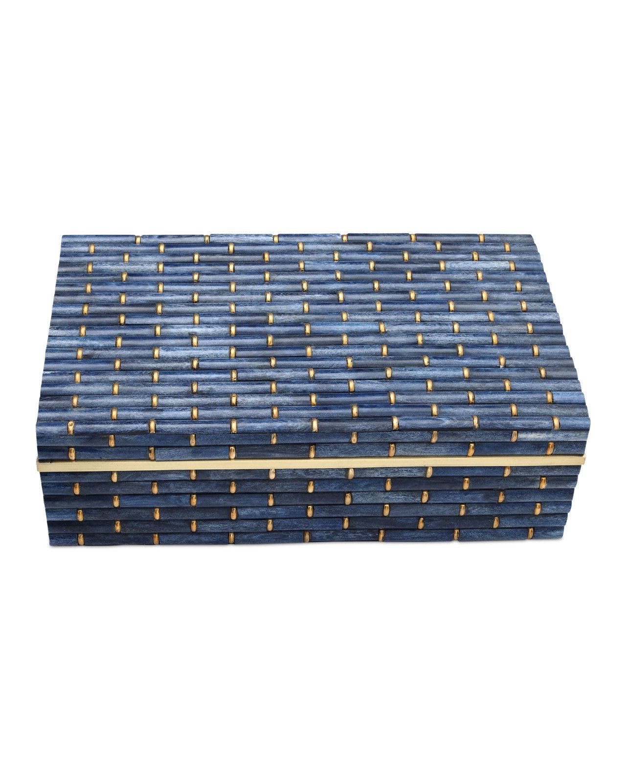Currey & Company Midnight Bamboo 13" Decorative Box Set