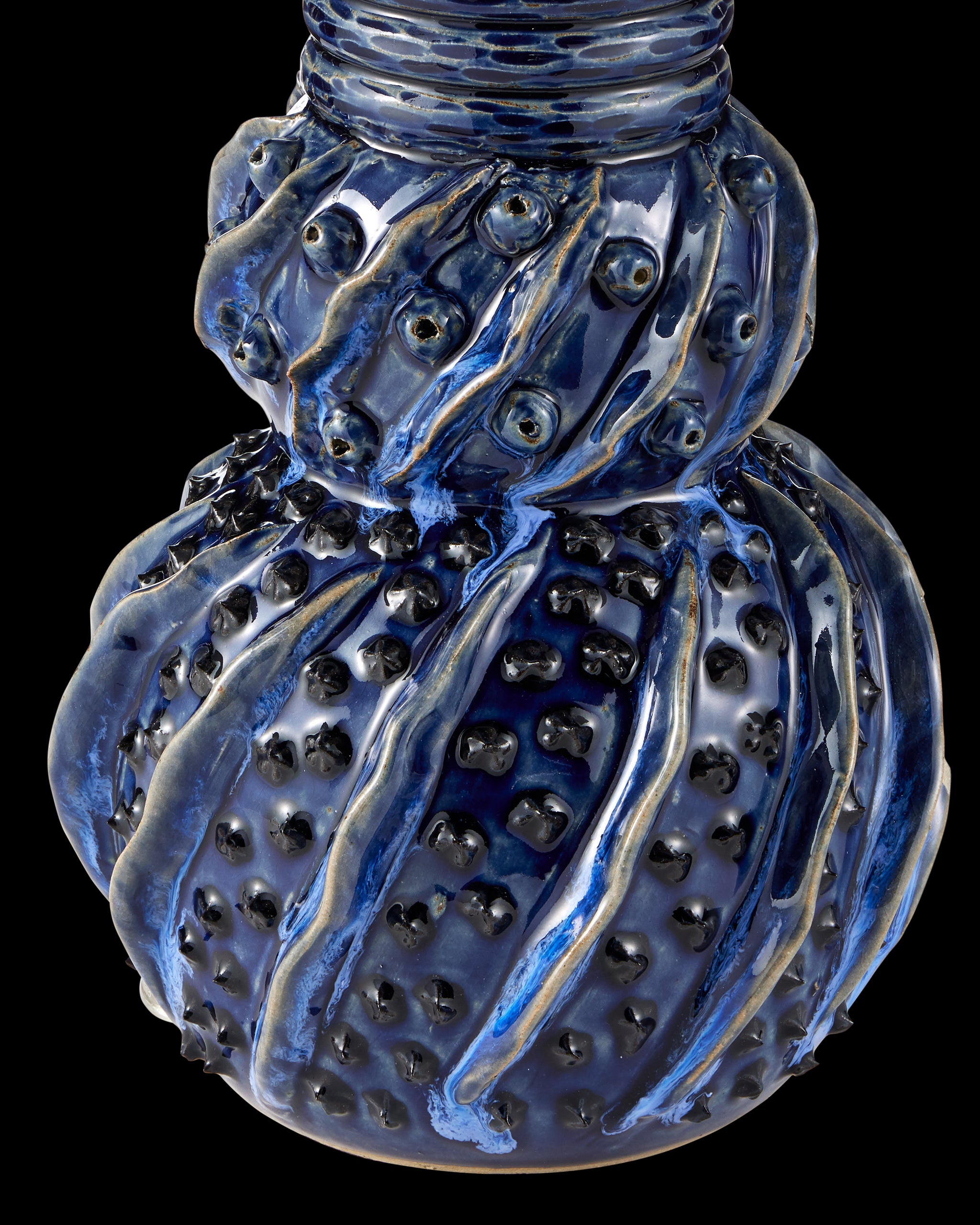 Currey & Company Undersea Dark Blue Table Lamp