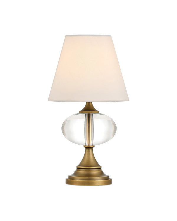 Currey & Company Sashay Brass Cordless Table Lamp