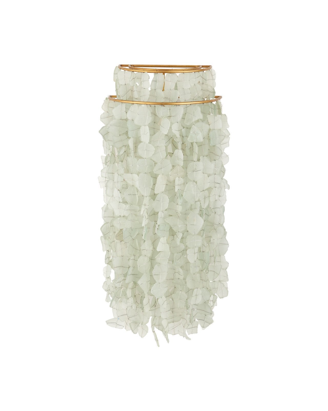 Currey & Company Verre De Mer Gold 1 Light Wall Sconce