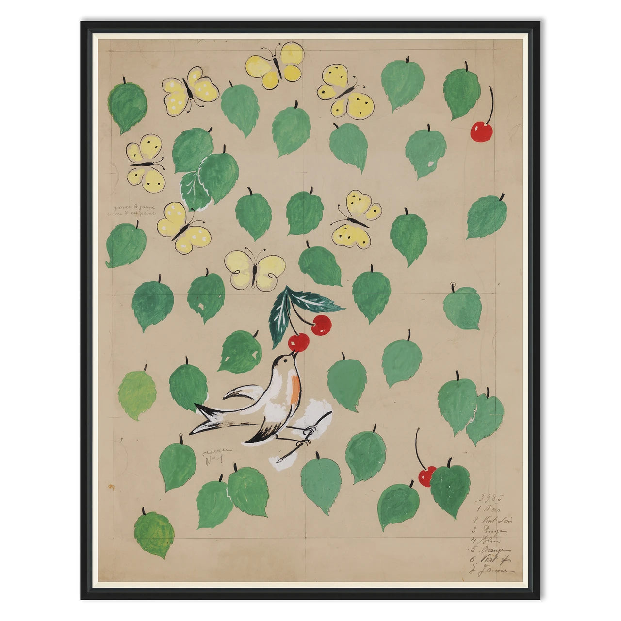 Paule Marrot Cherries Art